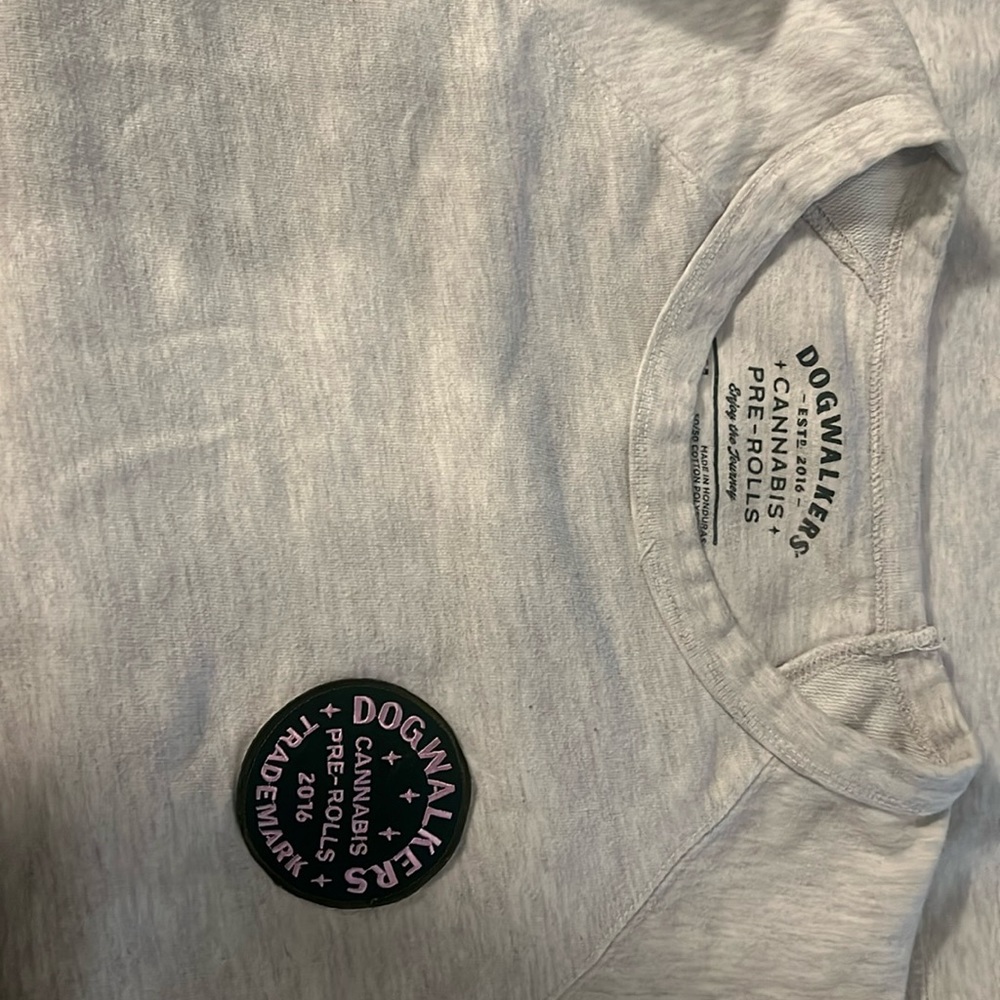 Super cool, rare, dog walker, cannabis sweatshirt, oversized